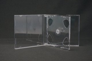 10mm厚 CDジュエルケース3枚用200個セットCDS3-200／CDケース