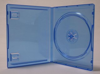 PS4用トールケース(ダミーケース) クリアブルー ばら売りF-PS4／その他